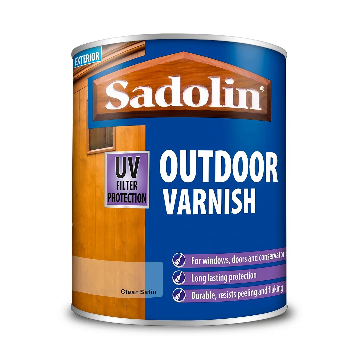 Sadolin Outdoor Wood Varnish Clear Satin - 750ml Sadolin Outdoor Wood Varnish Clear Satin - 750ml -Best Paint Shop 12813817 6014951405243047