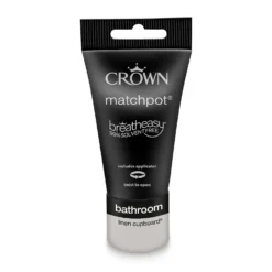 Crown Breatheasy Bathroom Mid Sheen Paint Linen Cupboard - Tester 40ml -Best Paint Shop 12813925 1884857364613343