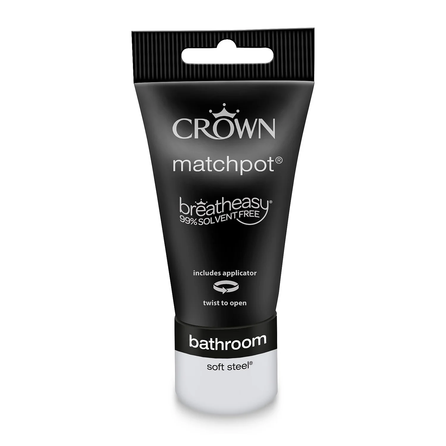 Crown Breatheasy Bathroom Mid Sheen Paint Soft Steel - Tester 40ml Crown Breatheasy Bathroom Mid Sheen Paint Soft Steel - Tester 40ml -Best Paint Shop 12814051 1304857364674489