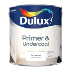 Dulux Wood Primer And Undercoat Pure Brilliant White 2.5L -Best Paint Shop 12817286 2024832988575250