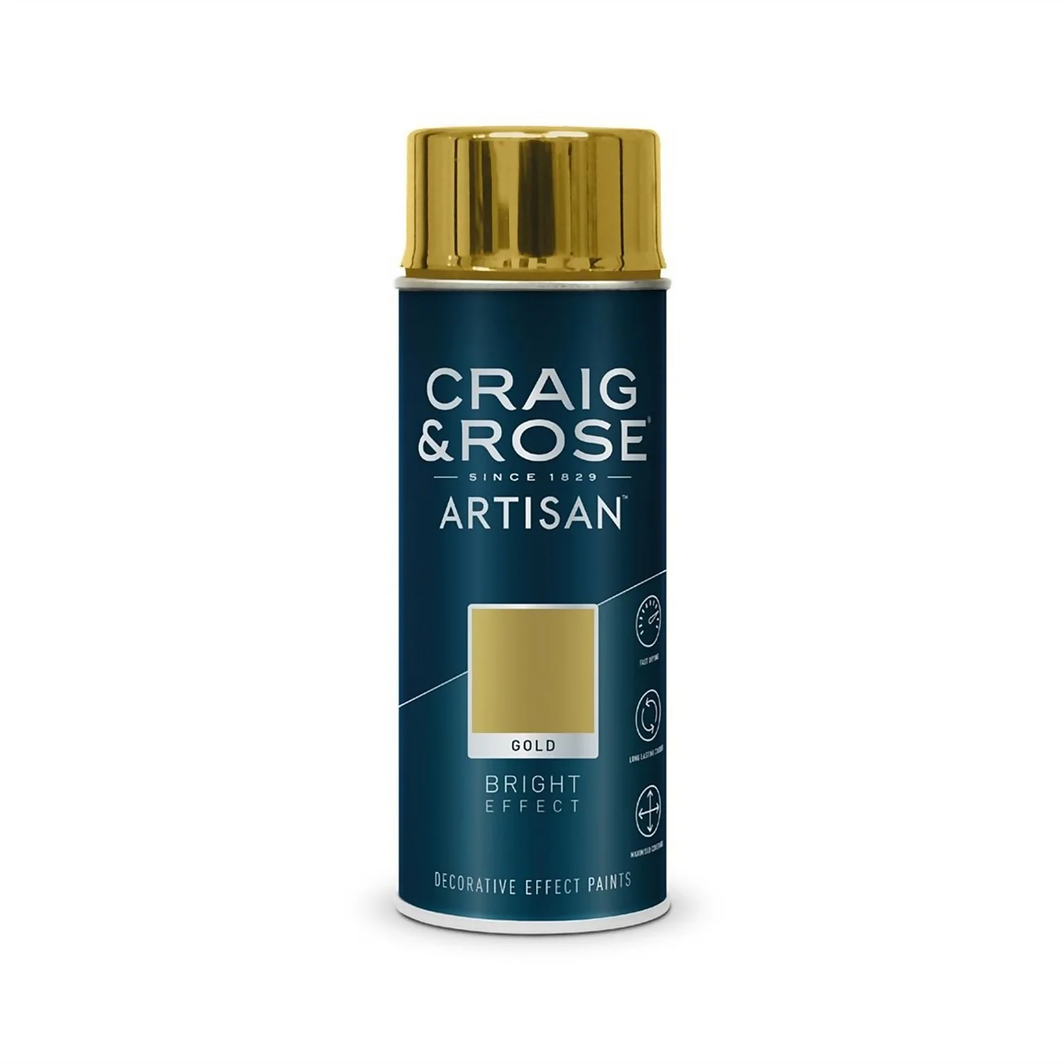 Craig & Rose Artisan Bright Effect Spray Paint -Gold - 400ml Craig & Rose Artisan Bright Effect Spray Paint -Gold - 400ml -Best Paint Shop 12817528 1495052700200450