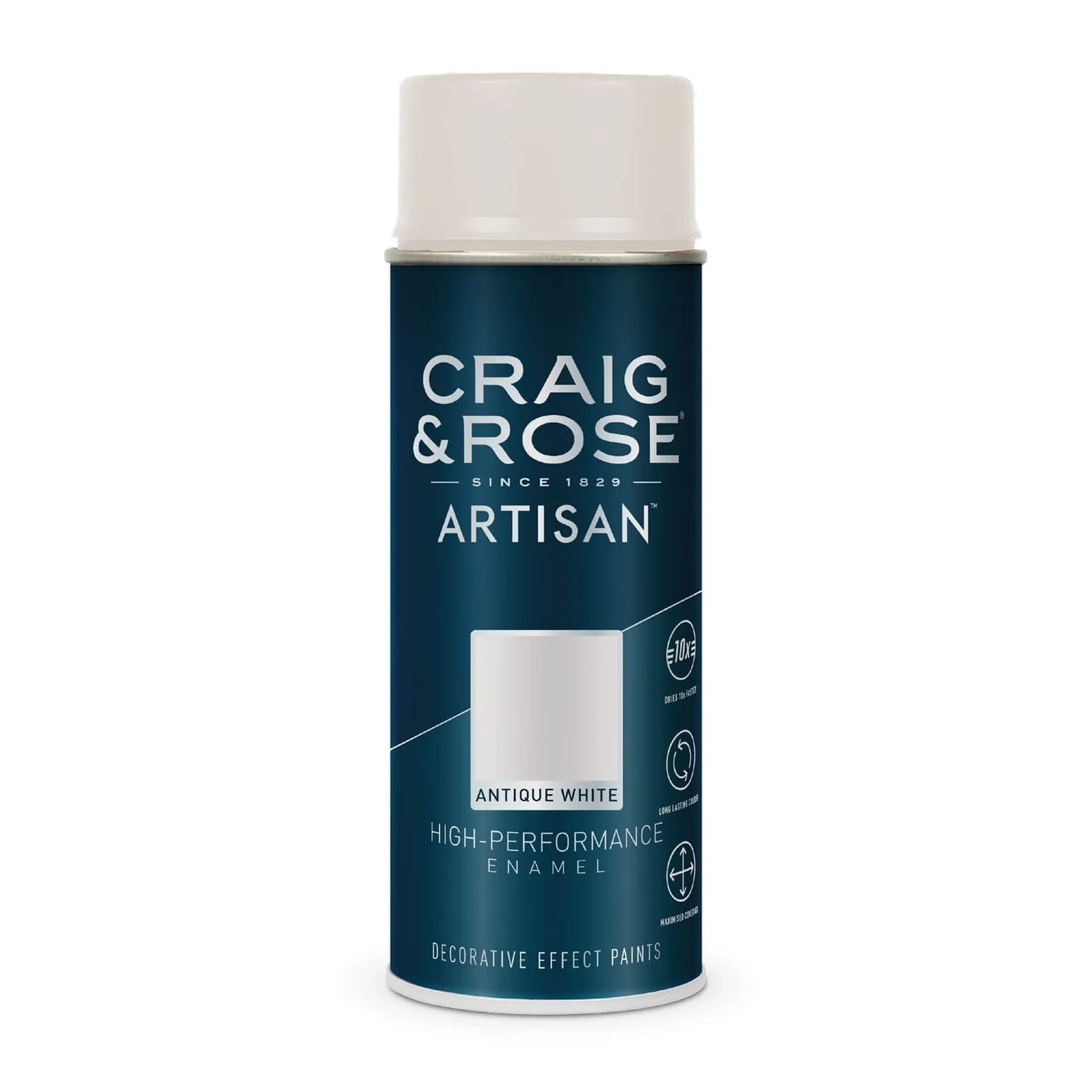 Craig & Rose Artisan Enamel Gloss Spray Paint - Antique White - 400ml Craig & Rose Artisan Enamel Gloss Spray Paint - Antique White - 400ml -Best Paint Shop 12817655 6454833197280681