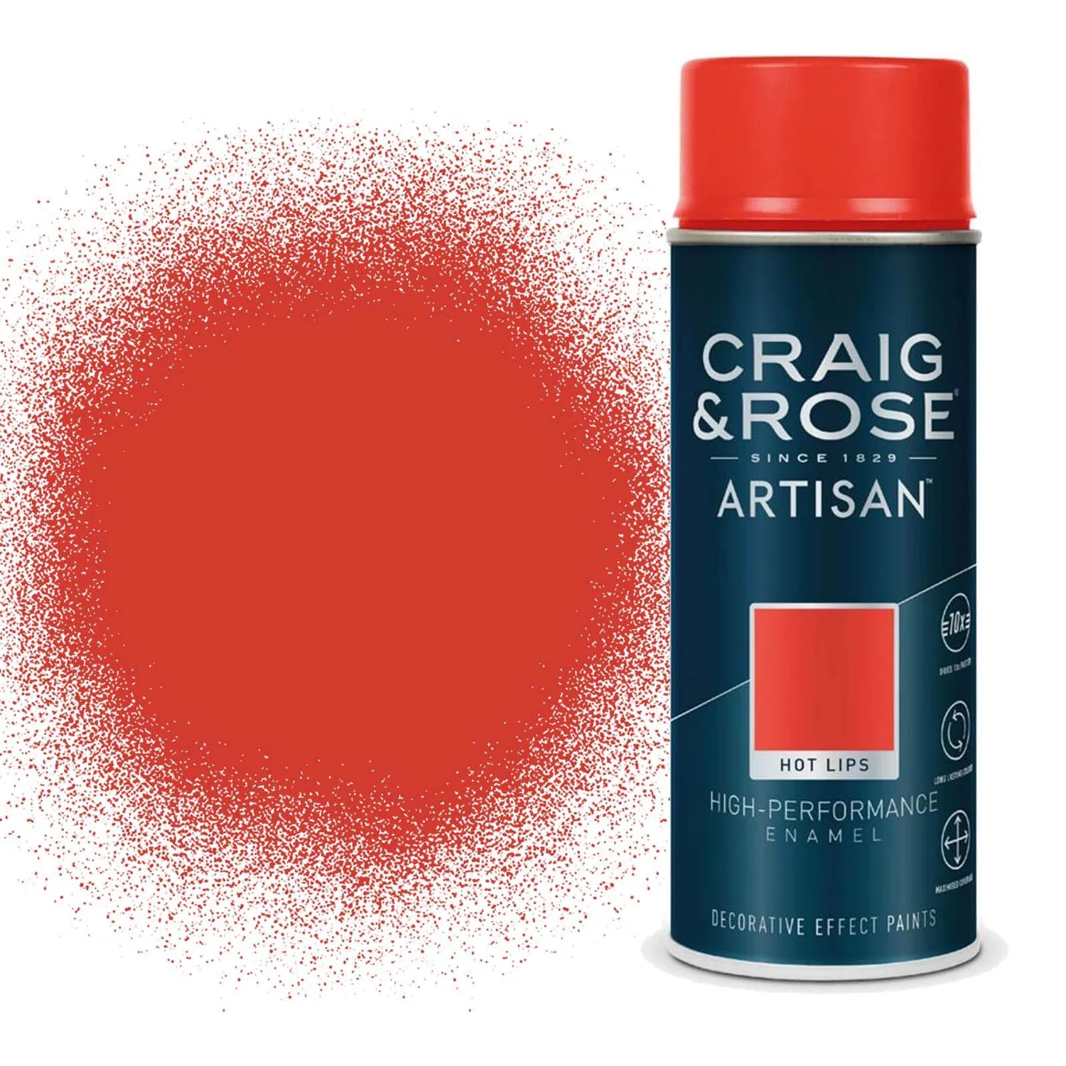 Craig & Rose Artisan Enamel Gloss Spray Paint - Hotlips - 400ml Craig & Rose Artisan Enamel Gloss Spray Paint - Hotlips - 400ml -Best Paint Shop 12817724 1834831907129382