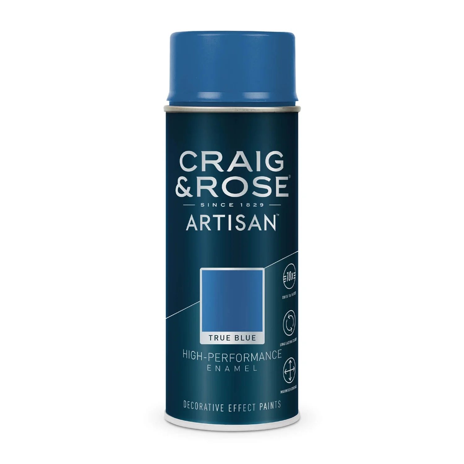 Craig & Rose Artisan Enamel Gloss Spray Paint - True Blue - 400ml Craig & Rose Artisan Enamel Gloss Spray Paint - True Blue - 400ml -Best Paint Shop 12817740 2094833199432953
