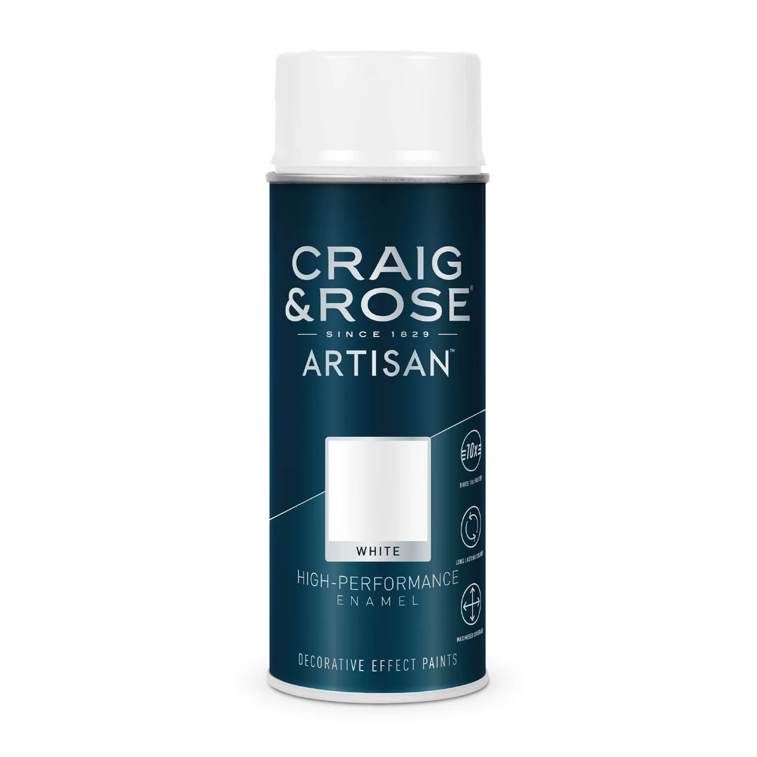 Craig & Rose Artisan Enamel Gloss Spray Paint - White - 400ml Craig & Rose Artisan Enamel Gloss Spray Paint - White - 400ml -Best Paint Shop 12817743 1214833199686249