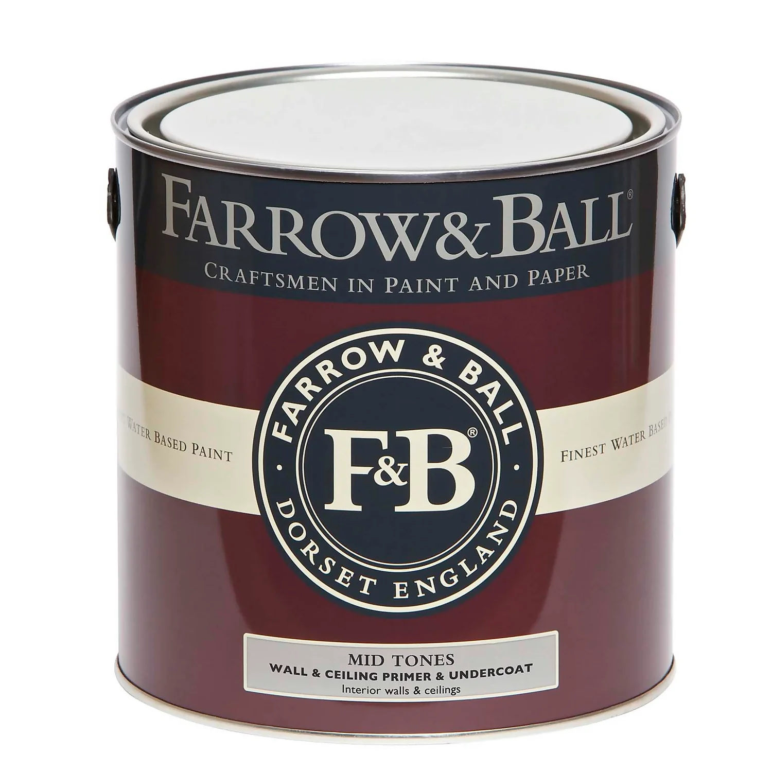 Farrow & Ball Primer Wall & Ceiling Primer & Undercoat Mid Tones - 2.5L Farrow & Ball Primer Wall & Ceiling Primer & Undercoat Mid Tones - 2.5L -Best Paint Shop 12818640 2114909407934338