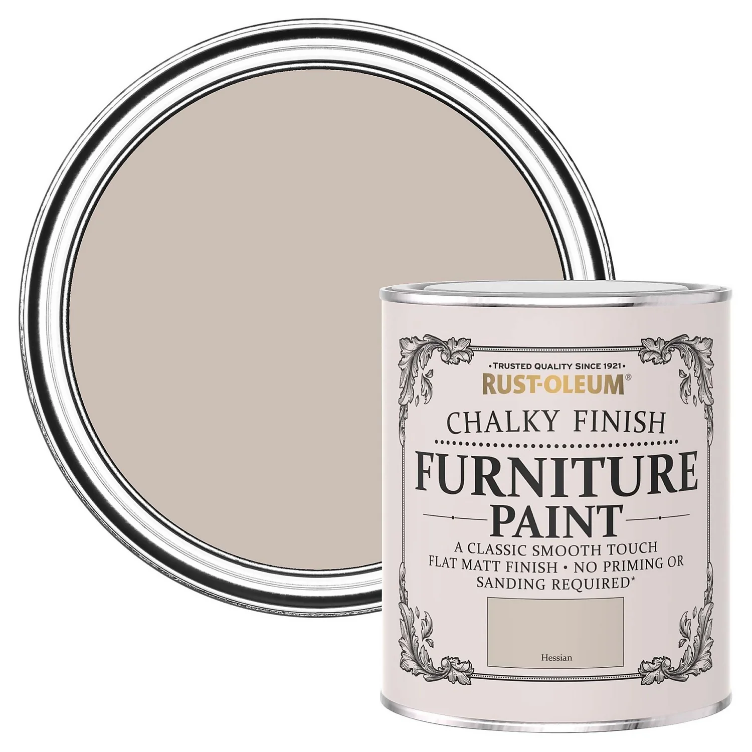 Rust-Oleum Chalky Furniture Paint - Hessian - 750ml Rust-Oleum Chalky Furniture Paint - Hessian - 750ml -Best Paint Shop 12819377 1424940724807348