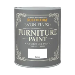 Rust-Oleum Satin Furniture Paint - Cotton - 125ml