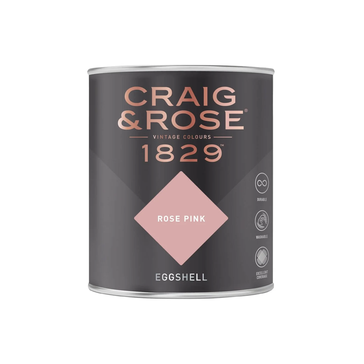 Craig & Rose 1829 Eggshell Paint Rose Pink - 750ml Craig & Rose 1829 Eggshell Paint Rose Pink - 750ml -Best Paint Shop 12820423 1824833223917378