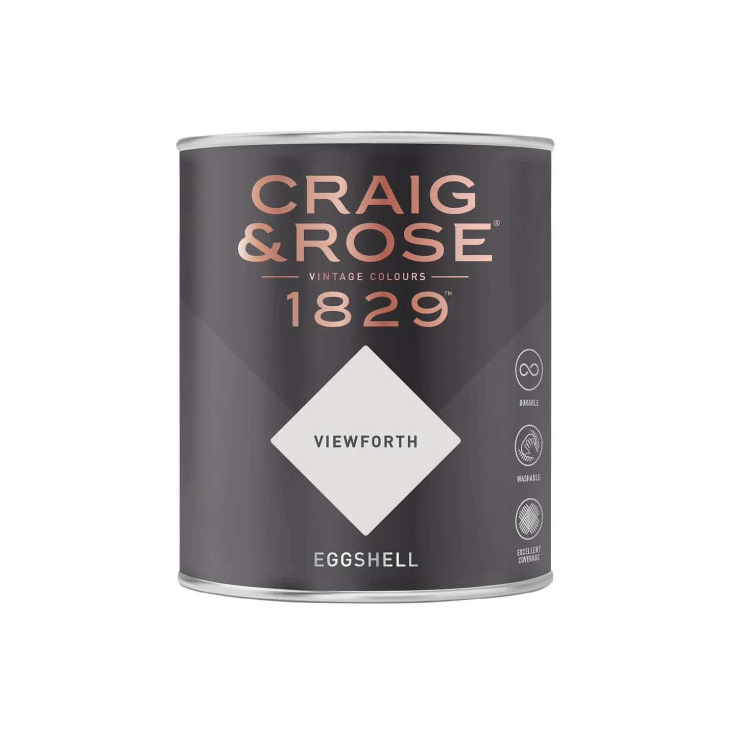 Craig & Rose 1829 Eggshell Paint Viewforth - 750ml Craig & Rose 1829 Eggshell Paint Viewforth - 750ml -Best Paint Shop 12820526 1414833221538810