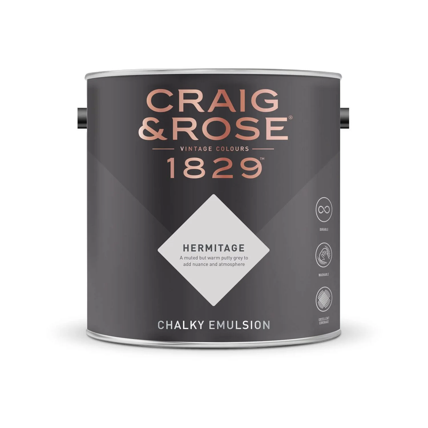 Craig & Rose 1829 Chalky Emulsion Paint Hermitage - 2.5L Craig & Rose 1829 Chalky Emulsion Paint Hermitage - 2.5L -Best Paint Shop 12820558 6984832991667548