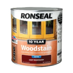 Ronseal 10 Year Woodstain Deep Mahogany Satin - 2.5L -Best Paint Shop 12820829 1234831917755760
