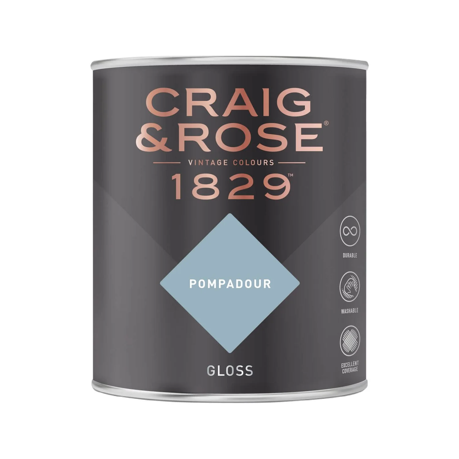 Craig & Rose 1829 Gloss Paint Pompadour - 750ml Craig & Rose 1829 Gloss Paint Pompadour - 750ml -Best Paint Shop 12821009 8024833202573614