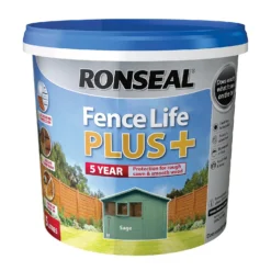 Ronseal Fence Life Plus Paint Sage - 5L 6 Ronseal Fence Life Plus Paint Sage - 5L -Best Paint Shop 12821351 1614942086864861