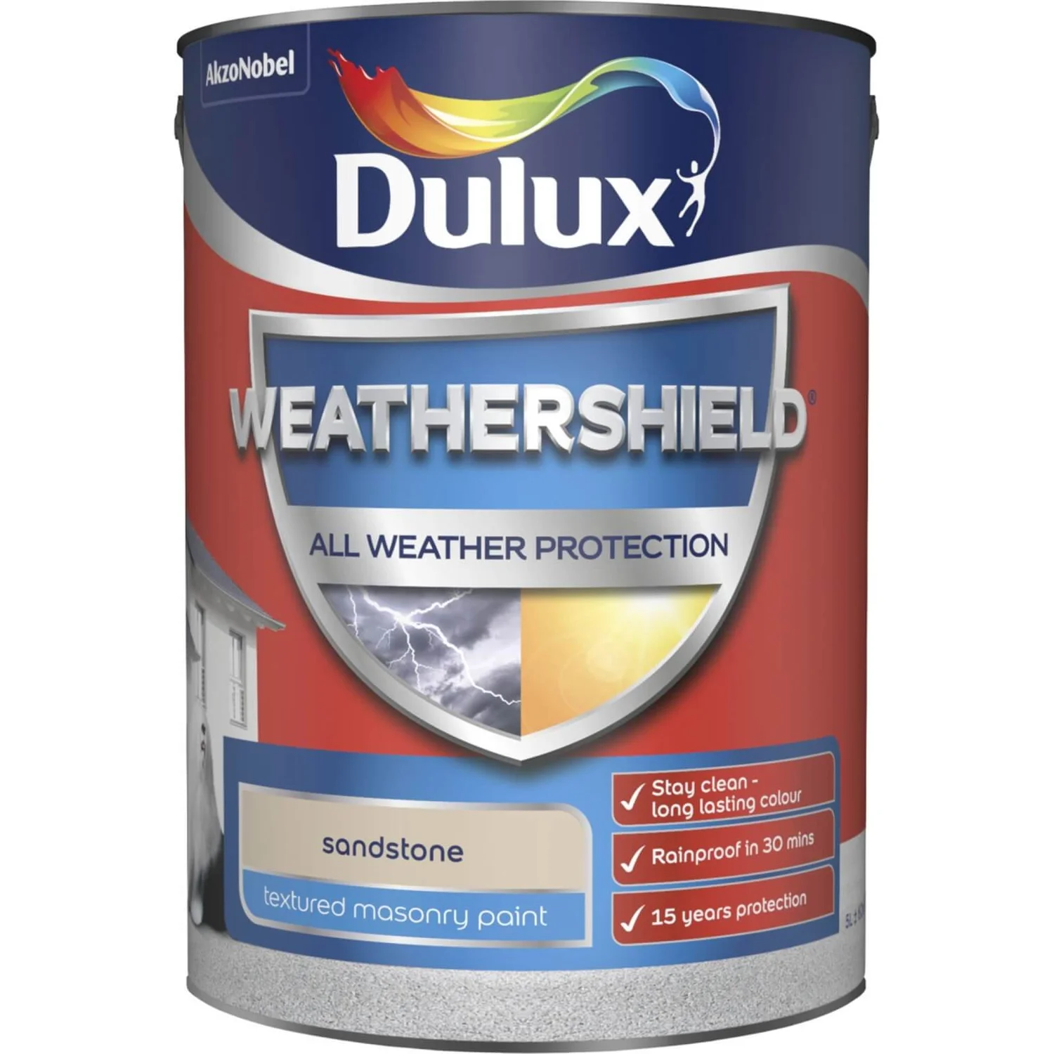 Dulux Weathershield All Weather Textured Masonry Paint Sandstone - 5L Dulux Weathershield All Weather Textured Masonry Paint Sandstone - 5L -Best Paint Shop 12822858 6494831917079806