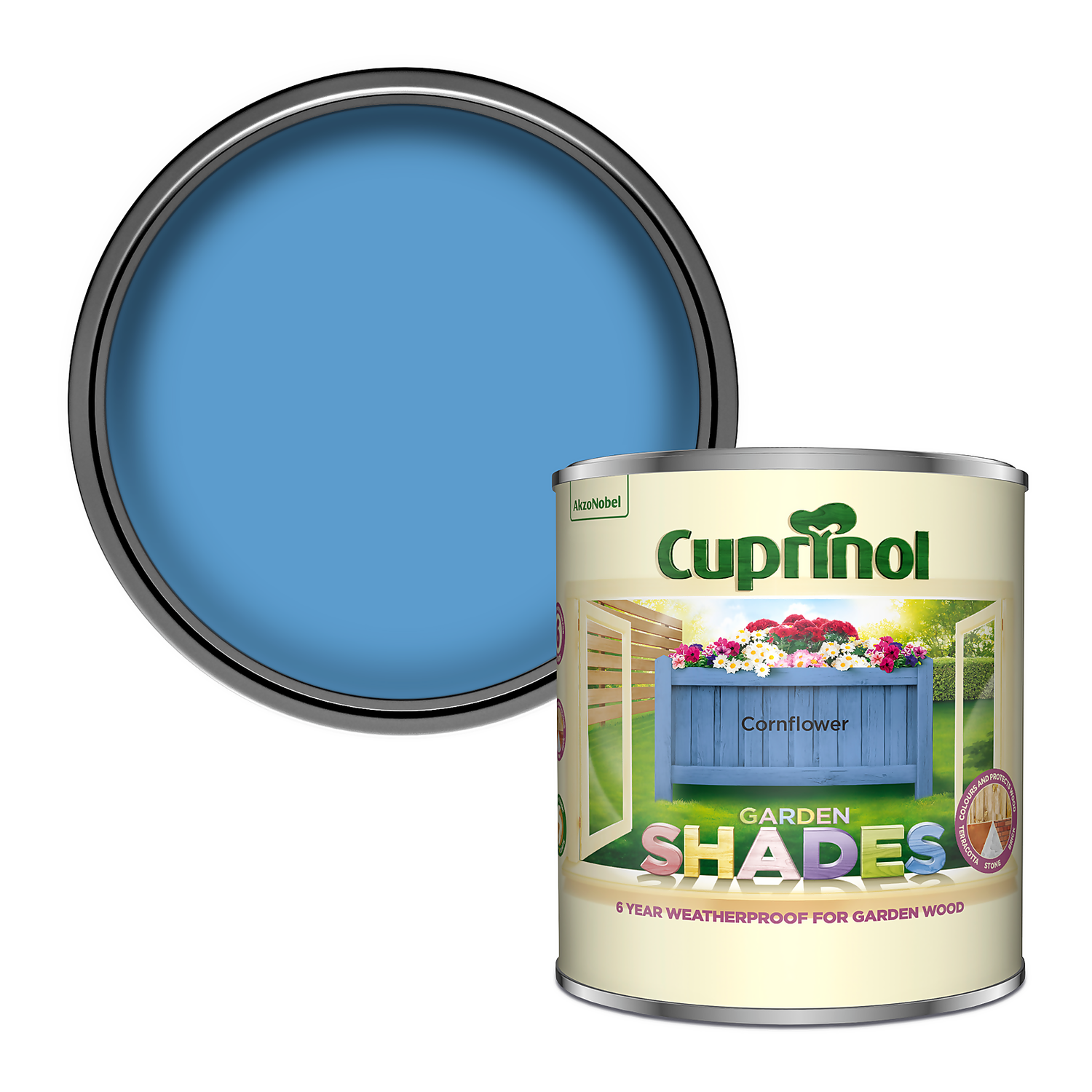Cuprinol Garden Shades Cornflower - 1L Cuprinol Garden Shades Cornflower - 1L -Best Paint Shop 12825701 1004949842159647