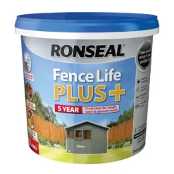 Ronseal Fence Life Plus Paint Slate - 5L -Best Paint Shop 12826707 1844942086944931