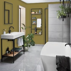 Homebase Bathroom Mid Sheen Paint - Moss Green 2.5L -Best Paint Shop 12832554 1944832985083277