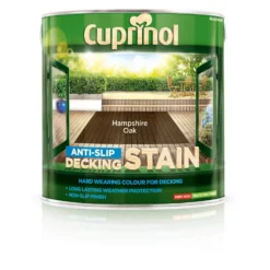 Cuprinol Anti Slip Decking Stain - Hampshire Oak - 2.5L