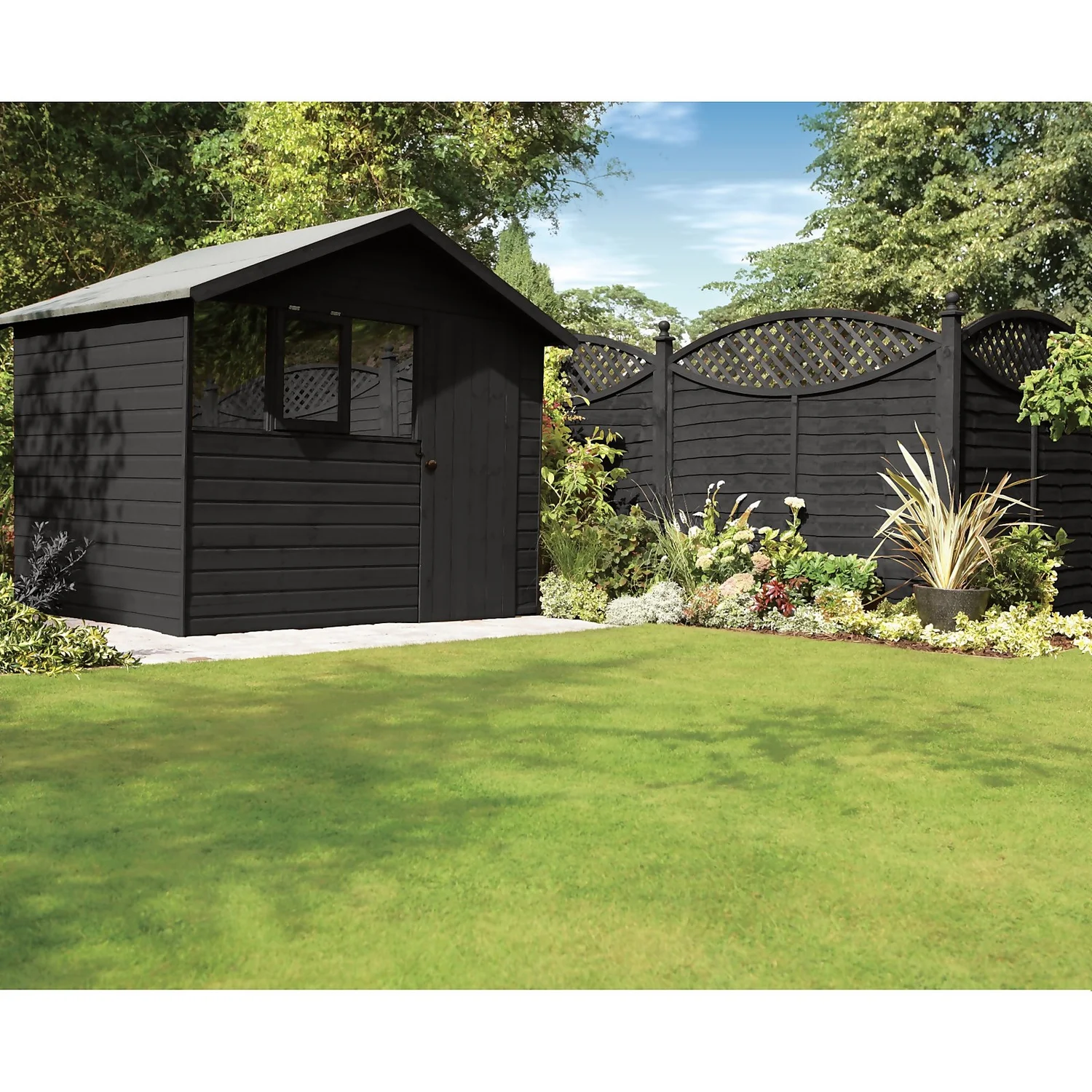 Ronseal Fence Life Plus Paint Tudor Black Oak - 5L Ronseal Fence Life Plus Paint Tudor Black Oak - 5L -Best Paint Shop 12833707 7804944410571081