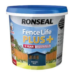 Ronseal Fence Life Plus Paint Midnight Blue - 5L -Best Paint Shop 12833724 3694942087086534