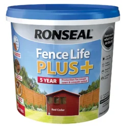 Ronseal Fence Life Plus Paint Red Cedar - 5L -Best Paint Shop 12834175 4714942087159698
