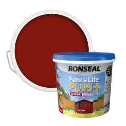 Ronseal Fence Life Plus Paint Red Cedar - 5L