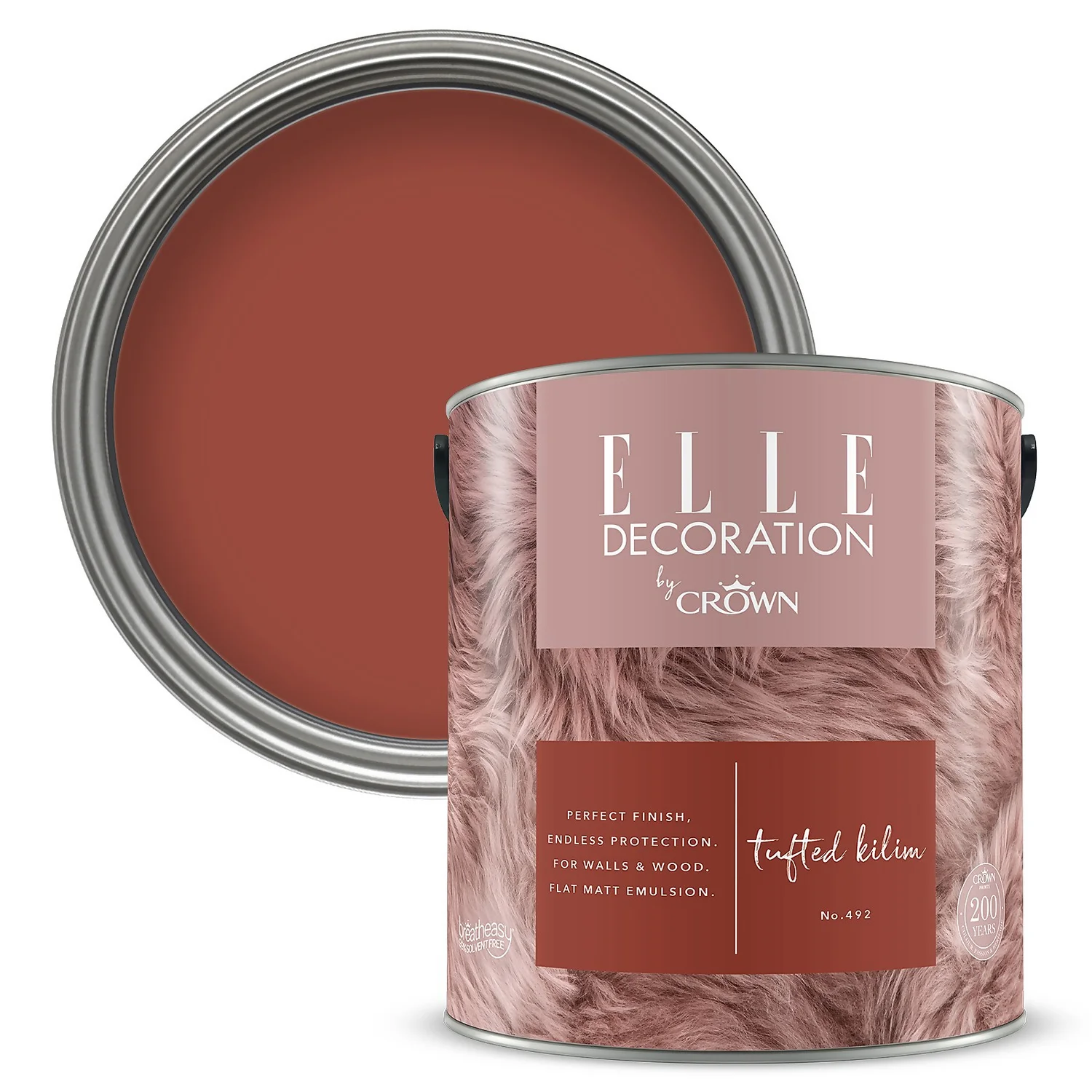 ELLE Decoration by Crown Flat Matt Paint Tufted Kilim - 2.5L ELLE Decoration By Crown Flat Matt Paint Tufted Kilim - 2.5L -Best Paint Shop 12834634 2624873587177456