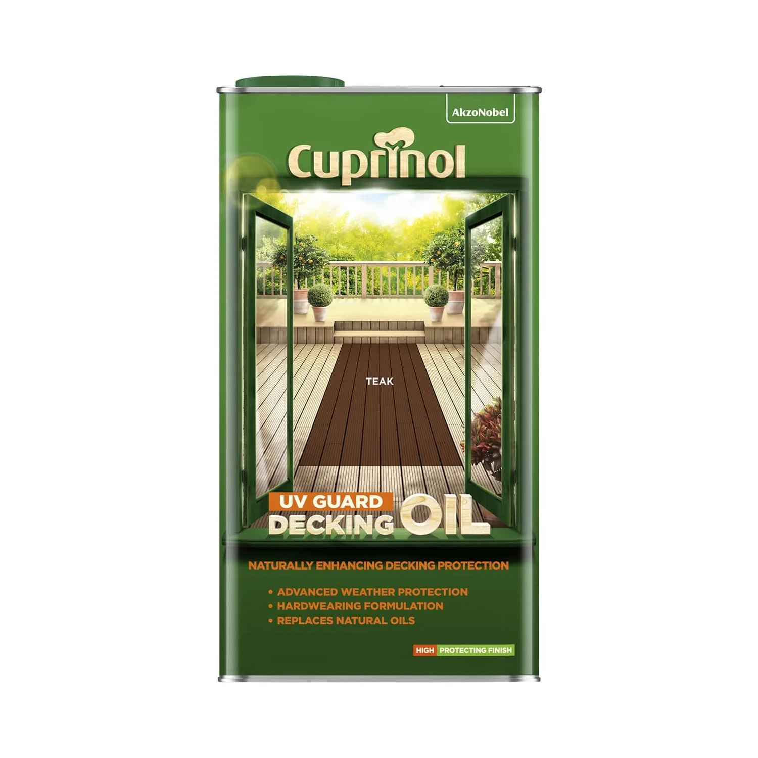 Cuprinol UV Guard Decking Oil - Teak - 5L Cuprinol UV Guard Decking Oil - Teak - 5L -Best Paint Shop 12836865 7034831917736035