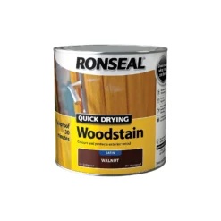 Ronseal Quick Drying Woodstain Walnut Satin - 2.5L -Best Paint Shop 12837749 1084949525407065