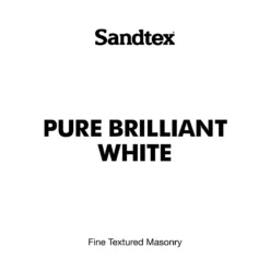 Sandtex® Textured Masonry Paint Pure Brilliant White - 2.5L -Best Paint Shop 12838698 9514872085095111