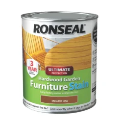 Best Paint Shop 13 Ronseal Hardwood Garden Furniture Stain English Oak - 750ml