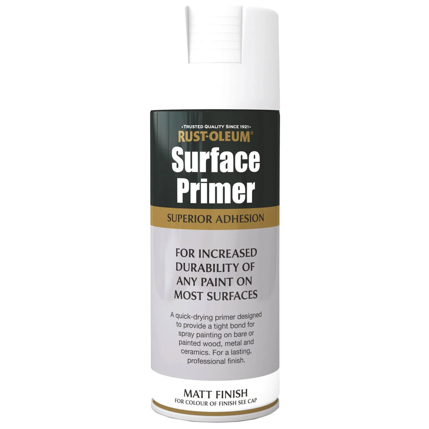 Rust-Oleum Surface Primer Spray Paint - White - 400ml Rust-Oleum Surface Primer Spray Paint - White - 400ml -Best Paint Shop 12840138 6064831919075511