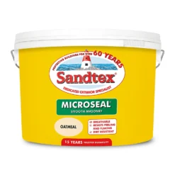 Sandtex® Ultra Smooth Masonry Paint Oatmeal - 10L -Best Paint Shop 12840642 1124872085903323