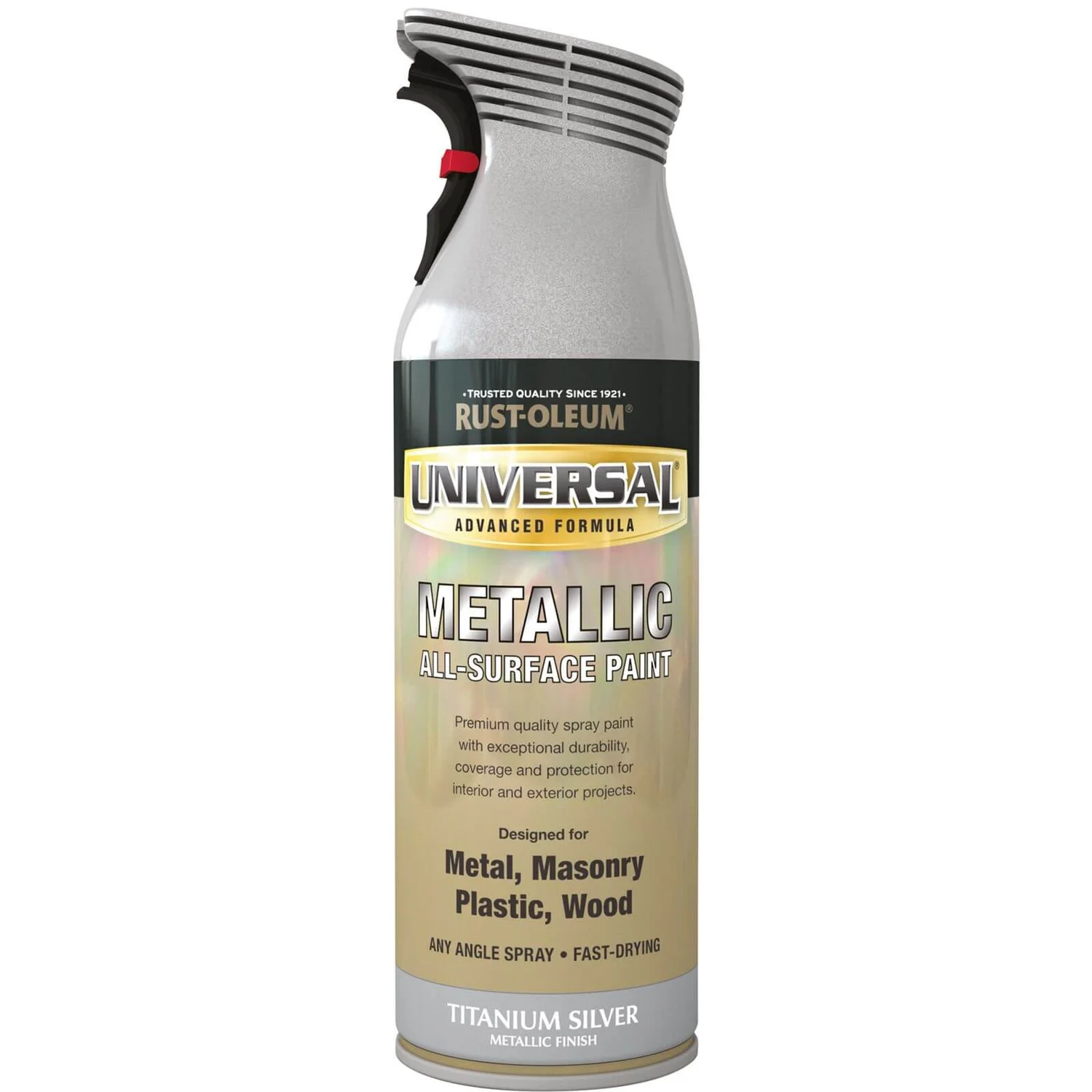 Rust-Oleum Titanium Silver - Universal Metallic Spray Paint - 400ml Rust-Oleum Titanium Silver - Universal Metallic Spray Paint - 400ml -Best Paint Shop 12841166 6814831950488940