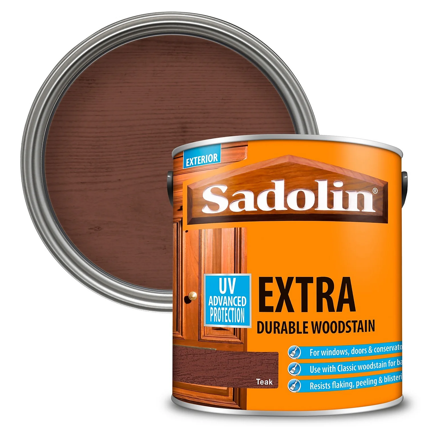 Sadolin Extra Durable Woodstain Teak - 2.5L Sadolin Extra Durable Woodstain Teak - 2.5L -Best Paint Shop 12842816 8804951406877147