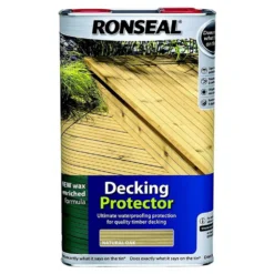 Best Paint Shop 9 Ronseal Decking Protector Natural Oak - 5L
