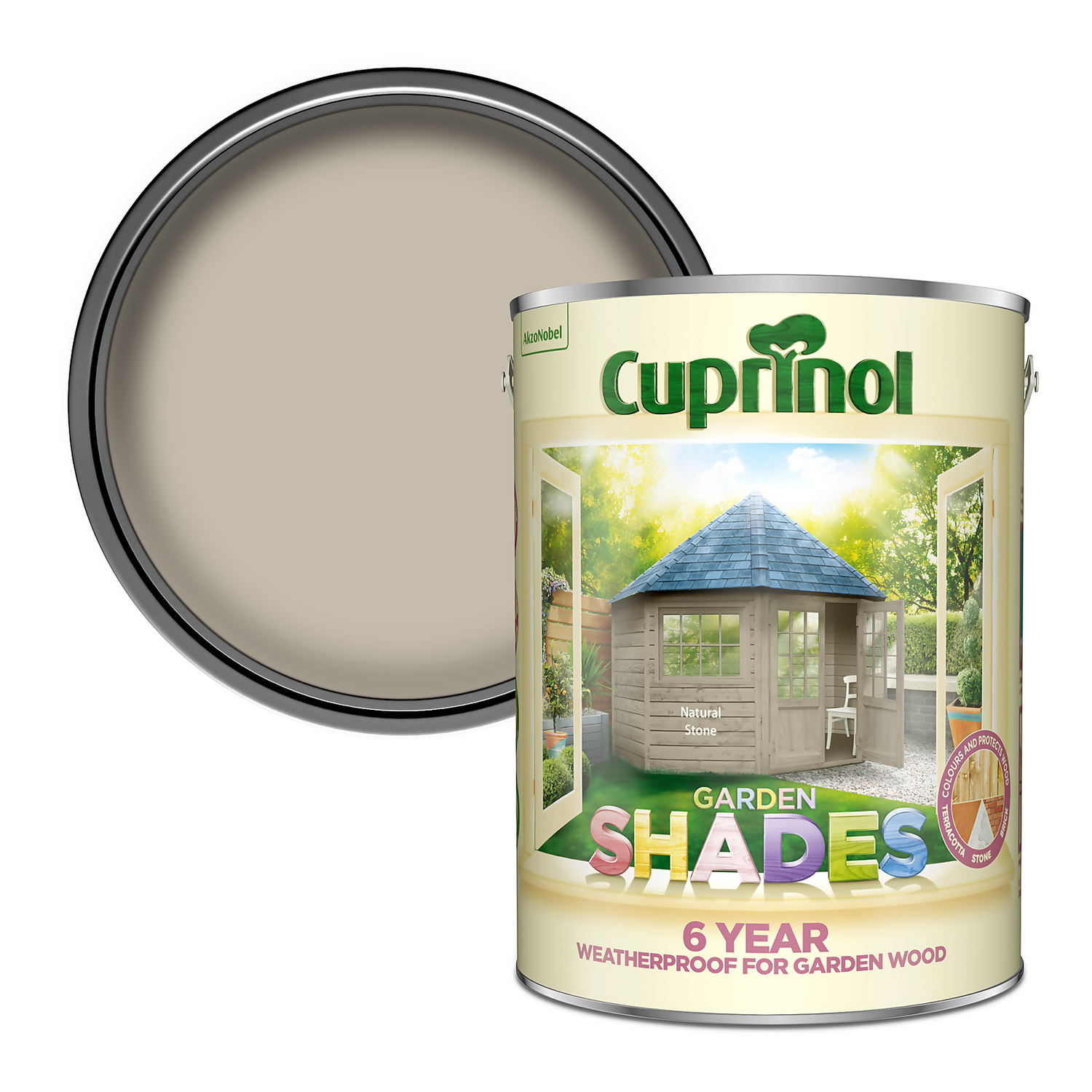 Cuprinol Garden Shades Paint Natural Stone - 5L Cuprinol Garden Shades Paint Natural Stone - 5L -Best Paint Shop 12844902 1724949847377682
