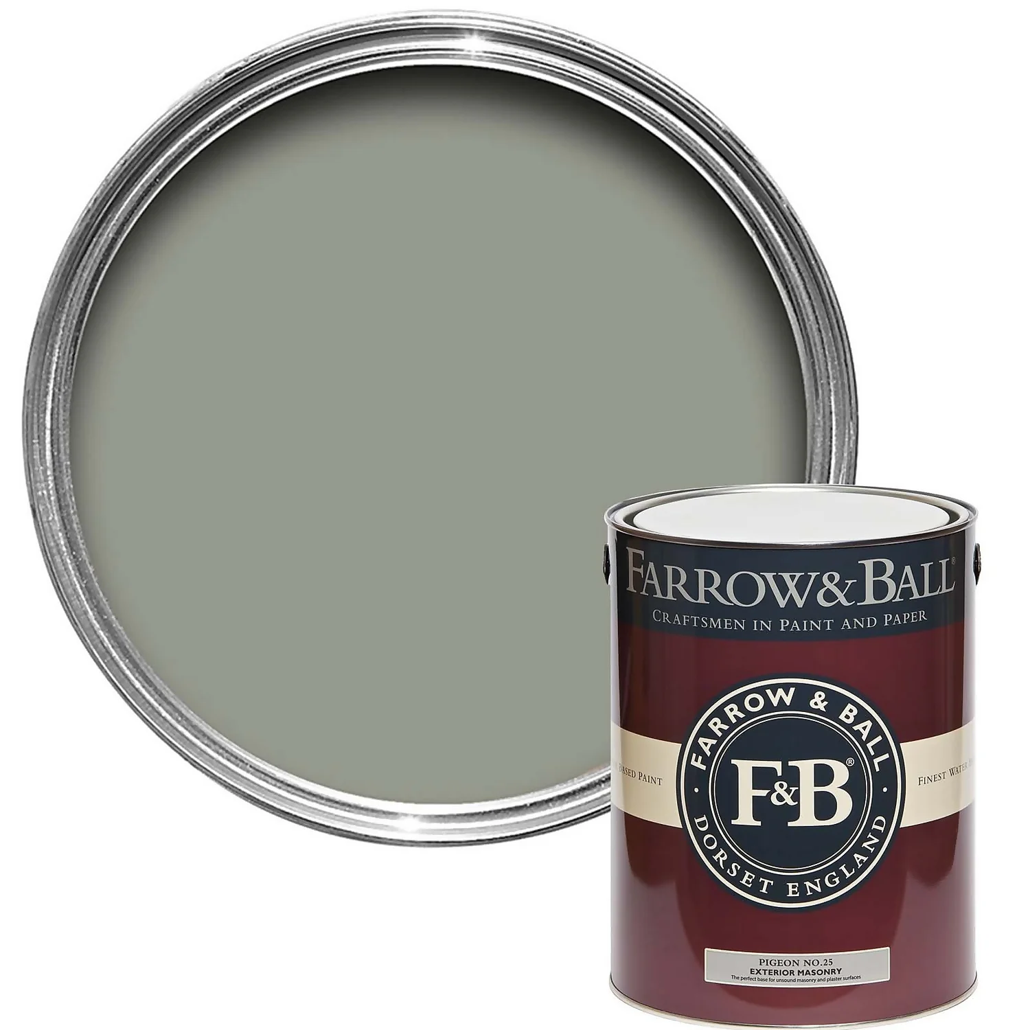Farrow & Ball Exterior Masonry Paint Pigeon - 5L Farrow & Ball Exterior Masonry Paint Pigeon - 5L -Best Paint Shop 12845523 9204952921568900