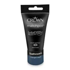Crown Easyclean Bathroom Paint Midnight Navy - 40ml -Best Paint Shop 12886554 1994853989651176