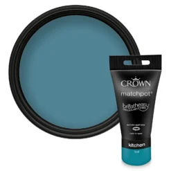 Best Paint Shop 26 Crown Easyclean Kitchen Paint Teal - 0.04L