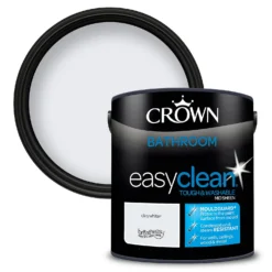 Best Paint Shop 40 Crown Easyclean® Mouldguard+ Bathroom Mid Sheen Washable Multi Surface Paint Clay White® - 2.5L