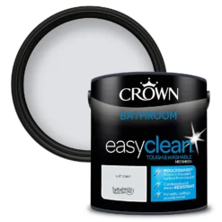 Best Paint Shop 32 Crown Easyclean® Mouldguard+ Bathroom Mid Sheen Washable Multi Surface Paint Soft Steel® - 2.5 L