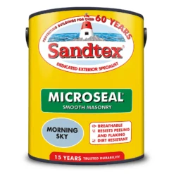 Sandtex® Ultra Smooth Masonry Paint Morning Sky - 5L -Best Paint Shop 12886987 1354855754313051