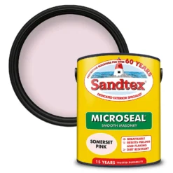 Sandtex® Ultra Smooth Masonry Paint Somerset Pink - 5L