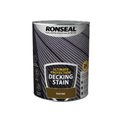 Ronseal Ultimate Protection Decking Stain Dark Oak - 5L -Best Paint Shop 12889275 1324949798339160