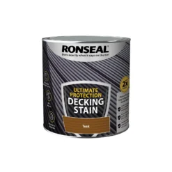Ronseal Ultimate Protection Decking Stain Teak - 2.5L -Best Paint Shop 12889282 1994949798538339