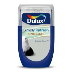 Dulux Simply Refresh One Coat Matt Paint Goose Down - Tester 30ml