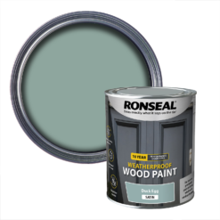 Ronseal 10 Year Weatherproof Wood Paint Duck Egg Satin - 750ml