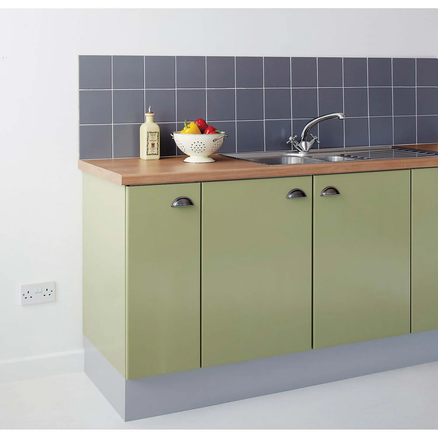 Ronseal One Coat Tile Paint Cobalt Grey Gloss - 750ml Ronseal One Coat Tile Paint Cobalt Grey Gloss - 750ml -Best Paint Shop 13052750 2504876685801079